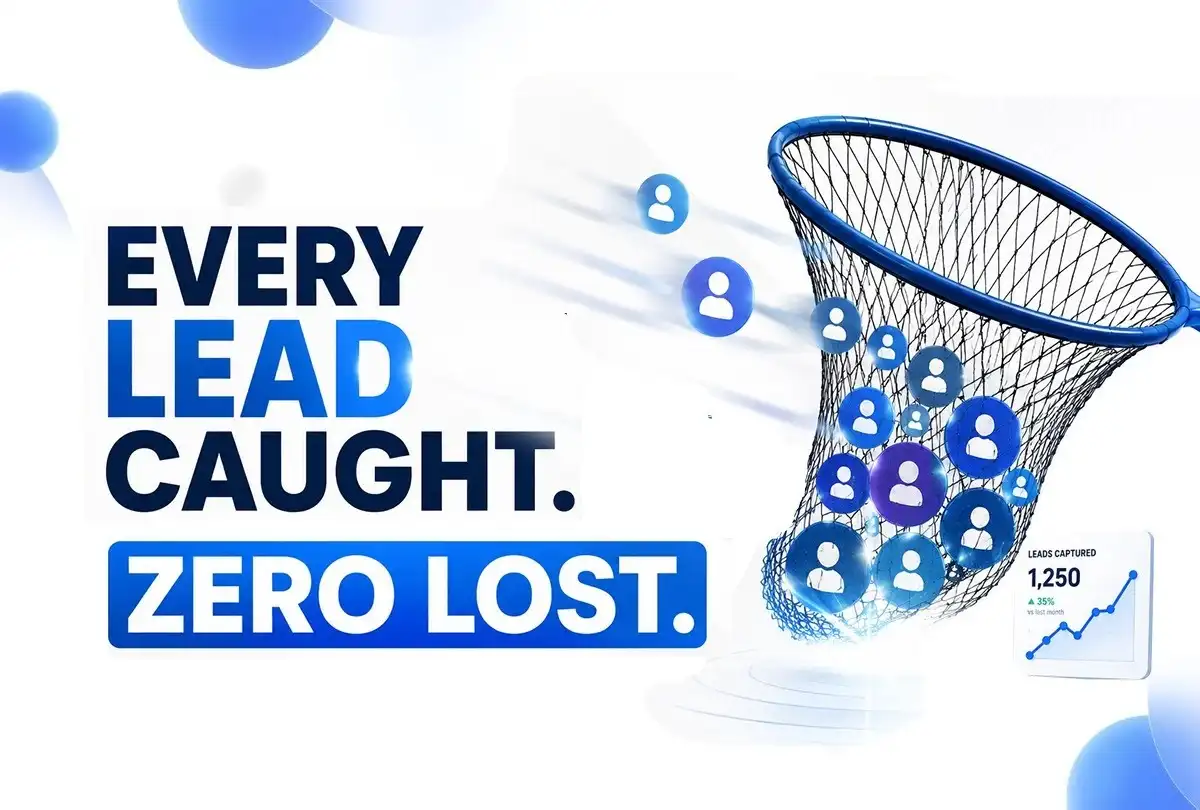 Best CRM for Lead Management Across Kerala, India – TrackBox CRM dashboard illustrating every lead captured with zero lost opportunities through smart lead management.